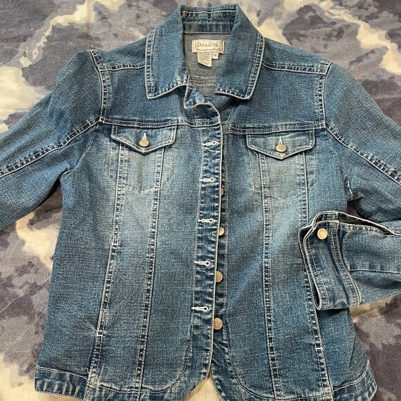 Live A Little Denim Jacket - size M EUC - Picture 6 of 7